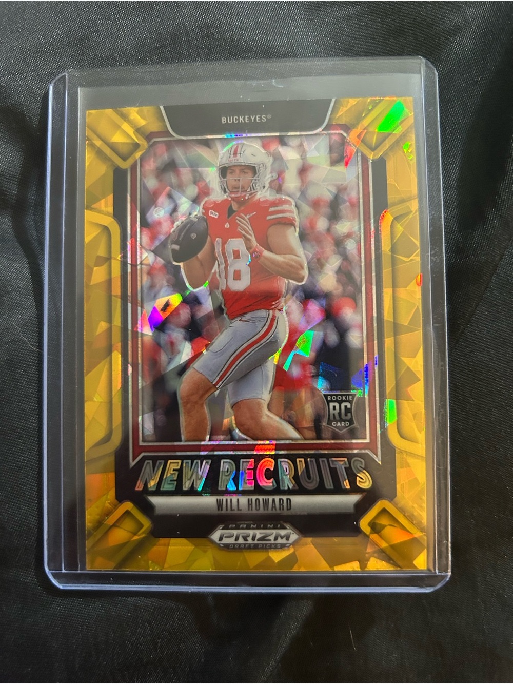 Panini New Recruits Will Howard Card - Gold & Red